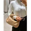Tasche Venetasbottegas Designer-Handtaschen Niche Woven 2023 Mini Jodie Knotted Dumpling Handle Cloud