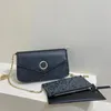 Luxurys designers väskor handväska nyaste kvinnliga modeflik axelväska ny pochette flicie kedja handväska med låda högkvalitativa designväska 3pcs set cross body läder