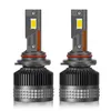 Ampoules de phares de voiture LED H4, Kit de phares H1 H7 H8 H9 H11 9005 HB3 9006 HB4, lampe Led pour conduite automobile, 75000K 200W 32V, 2 pièces