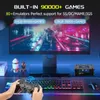 Oyun Denetleyicileri Joysticks Heynow Retro Oyun Kutusu GX3 Pro 90000 Oyunlarla 80 Emülatör EE4.6 Android 9.0 OS 4K HD TV Kutusu PS1/PSP/N64 WIFI/LAN 231024