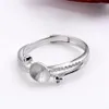 Freshwater Pearl Ring Mounting designs for women 925 Sterling Silver Zircon Ring Blanks Accessories 5 Pieces243f