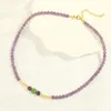 Pendentif Colliers Collier de perles Creative 'Design Tricot à la main Bohême Marée Simple Devil's Eye Cristal Individualité Perle de riz