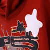 Spider Hoodie SP5der Designer Sweatshirt Red Blue Pullover Mens Street Hip-Hop Stars i samma avslappnade kappa