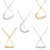 Ожерелья с подвесками из нержавеющей стали 304, кабельная цепочка, антистрессовое ожерелье, антистрессовое ожерелье, свободно вращающееся для женщин, ювелирные изделия, длина 45 см (17 6/8 дюймов) 1