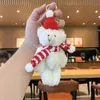 Love bun head fried wool cotton doll pendant doll plush keychain birthday gift girl