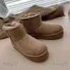 Buty 5 cm platforma Women Klasyczna Ultra Mini Platform Bot Australian Winter Snow Designer Tasman Tazz Fur Boots T231025