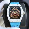 047 montre de luxe Luxuriöse klassische Uhr für Samurai-Herren-Designeruhren Herrenuhren manuell mechanisches Uhrwerk Keramik-Armbanduhren Uhren