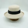 Beralar Vintage Style Bej Kadın Yün Şapka Upturn Brim kurdele grubu Cloche Fedora bayanlar Kış Şapkaları Blower