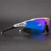 9442 선글라스 스포츠 스포츠 야외 사이클링 선글라스 UV400 편광 렌즈 자전거 안경 MTB 자전거 고글 남성 남성 EV 라이딩 태양 안경 상자와 5 조각