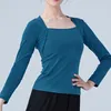 Stadiumkleding Ballet Volwassen dames Klassieke Yoga Lange mouw Tops Herfst Winter Gymnastiek Turnpakje