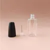 Plastic Dropper Bottles With Metal Tips 10ML 15ML 20ML 30ML Empty Needle Bottle For Liquid PET Clear Bottle Vapor Juice Laoep