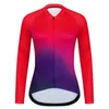 Outros artigos esportivos Ciclismo Jersey Mulheres Bicicleta Camisas Top Respirável Quick Dry Rosa Verão Manga Longa Esporte Ciclo Bicicleta Roupas 231024