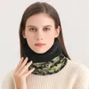 Scarves Fashion Women Men Knit Plush Ring Scarf Winter Outdoor Camouflage Print Unisex Full Face Mask Snood Neckerchief Collor Muffler