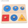 Puzzles Montessori Puzzle Toys Wooden Geometric Shapes Sorting Math Colorful Preschool Learning Educational Game Baby Toddler ToysL231025