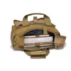 Utomhusväskor Taktisk messengerväska Big Capacity Laptop Portable Shoulder Camping vandring Bandbag Y231024