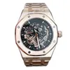 Men's Watch Automatic Mechanical Watch Hollow Movement Stainless Steel Material Top Designer Men's Watch Waterproof