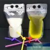 Food Bag Beverage Pouch Frosted Bag with Handle Soup Liquid Bag Kitchen Freezing Wholesale