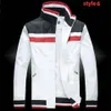 USA Polo Windproof White Red Red Męska kurtka Wodoodporna cienka kurtka stojak na kołnierz Młodzieżowa kurtka męska mundur baseballowy1860