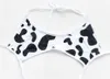 Pyjama Sexy Kawaii Noir Blanc Vache Imprimé Mini Dos Nu Une Pièce Micro Bikini Combinaison Érotique Costumes Sexuels Body pour Femmes Lingerie Sexy