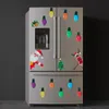 Christmas Decorations christmas decoration Cartoon car stickers magnetism Reflective paste PVC refrigerator magnetic decorate no glue sticker 231024