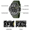 Wristwatches SMAEL Sport Watch for Man Dual Time Men Led Light Alarm 8066 Fashion Watches Military S Shiock Wristwatch 231025