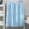 Blankets 110X 105cm Six Layers Thick Cotton Plain Child Is Pure Color Gauze Soft Towel Seersucker Class A Children's Bath