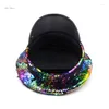 Berets Fashion Wedding Hat Prom Party Military Bride with Colorful Sequins for Carnivals Bachelorette