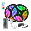 Andere evenementenfeestartikelen 510M 5050 RGB LED-striplicht DC12V 60ledsm Kleurveranderende flexibele tapekit voor thuis Woonkamer Slaapkamer Kerstmis DIY Deco 231025