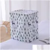 Paniers de rangement Cube pliant grande capacité panier à linge vêtements sales jouet couette boîte de rangement Dstring sac organisateur seau Bin pique-nique Dhmzn