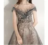 Festklänningar utsökta pärlkväll för kvinnor V-ringning lyxig bröllop gästklänning franska elegant prom klänning vestidos mantel