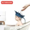 Czapki prysznicowe BC Babycare Baby Shower Cap Silikon Bathing Hat Regulowaną czapkę prysznic dla dzieci niemowlęta miękka ochrona