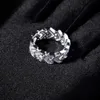 Продукты Xingguang Arrow 925 Серебряное серебро VVS Moissanite Diamond Ring Men's Hip-Hop аксессуары ювелирные аксессуары