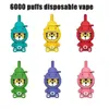 Tiger 6000 Puff E Cigarettkaka engångsvapen 0% 2% 3% 5% Puffbar PODS RECHARGABLE PREFILLERADE CARTS VAPER CAPTRIDGE 6K PULDS DISPABLE Factory Kits