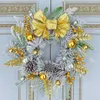 Christmas Decorations Christmas Wreath for Front Door Red Ball Door Wreath Rattan Christmas Ornaments Mantle Indoor Outdoor Christmas Decorations 2024 231025