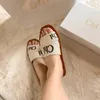 Pantoufle Sandale Casual Sliders Plat Luxe Designer Sandale Toile Woody Slide Femmes Mens Chaussure Blanc Noir Mules Imprimer Summer Beach Voyage Confort Piscine Mocassins Sabots