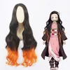 cosplay Ghost Destruction Blade Cosplay Bamboo Tube Children Mi Bean Kimono Full Set Clothing Cos Wigcosplay