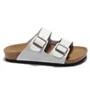 디자이너 Boston Clogs Sandals Slippers Cork Flat Fashion 여름 가죽 슬라이드 슬라이드 좋아하는 해변 신발 여성 남녀 Arizona Mayari