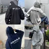 Heren Hoodies Sweatshirts GRAILZ 2023ss mode Slo Losse Couplegan Brief Borduren Capuchon Trui Trend Oversize Hoodie