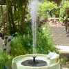 Garden Decorations Mini Solar Water Fountain Pool Pond Waterfall Fountain Garden Decoration Outdoor Bird Bath Solar Powered Fountain Floating Water 231025