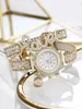 Andere Horloges Met Armband Set Luxe Dames Mode Elegant Horloge Quartz Horloge Liefde Voor Meisje Dames Klok Relogio 231025