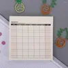 Small Portable Stationery School Supplies Notebook Plan List Memo Pad Daily Weekly Month Planner