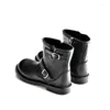 Boots Autumn Winter Genuine Leather Children's Riding Warm Short Plush Soft Cowhide Boys And Girl's Snow Knight