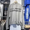 Riktiga bilder bomullsmän kvinnor tröjor streetwear tryckt pullover tröja vintage