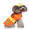 Abbigliamento per cani Vestiti Animali domestici Festa Cucciolo Costume Decorazioni di Halloween Decora Adorabile gilet in poliestere per ragazzi