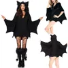 Vestidos casuais senhoras halloween cosplay trajes anjo escuro bruxa vestido diabo páscoa adulto feminino vampiro