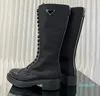 Botas femininas de alta qualidade sapato de couro combate bota branca ada mulheres joelho