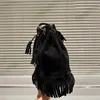 Women Designer Bag P Messenger Bag Wallet Leather Anti-fur Fringe Bag