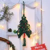 Arazzi Promozione Macrame Albero di Natale Appeso a parete Arazzo Nappe Campane Fatte a mano Boho Decorazione Camera per regalo Soggiorno Kid