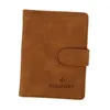 Card Holders Travel Gifts Passport Cover Holder Fashionable Portable Case PU Leather Purse For Woman And Man Home