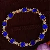 Catena di gioielli alla moda nuove donne moda perline in oro 18 carati colori affilati braccialetti di cristallo braccialetti R231025